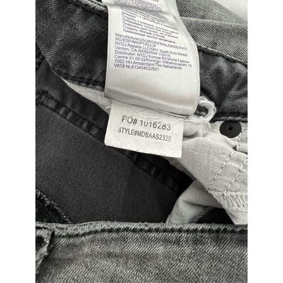 NYDJ Women's Lift X Tuck High Rise Ami Ankle Skinny Jeans Dark Gray Size 12 - Picture 7 of 13